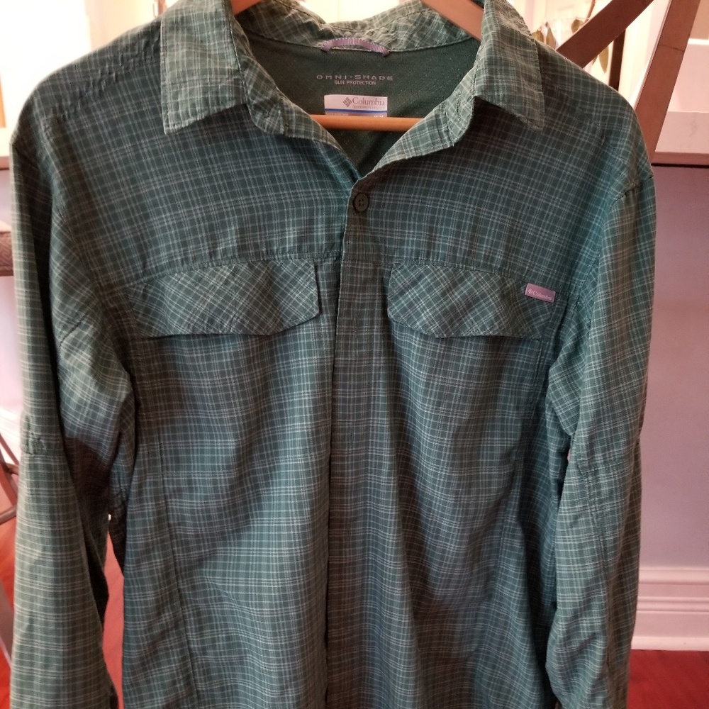 Columbia Omni-Shade Plaid Long Sleeve Shirt